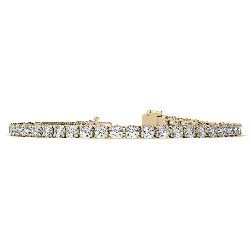 6.50 CTTW Lab-Grown Diamond Tennis Bracelet in 14K White or Yellow Gold (G/VS) – AGI Certified