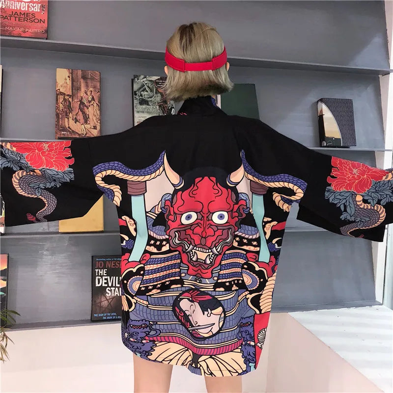Harajuku Kawaii Shirt Japanese Streetwear Outfit Kimono