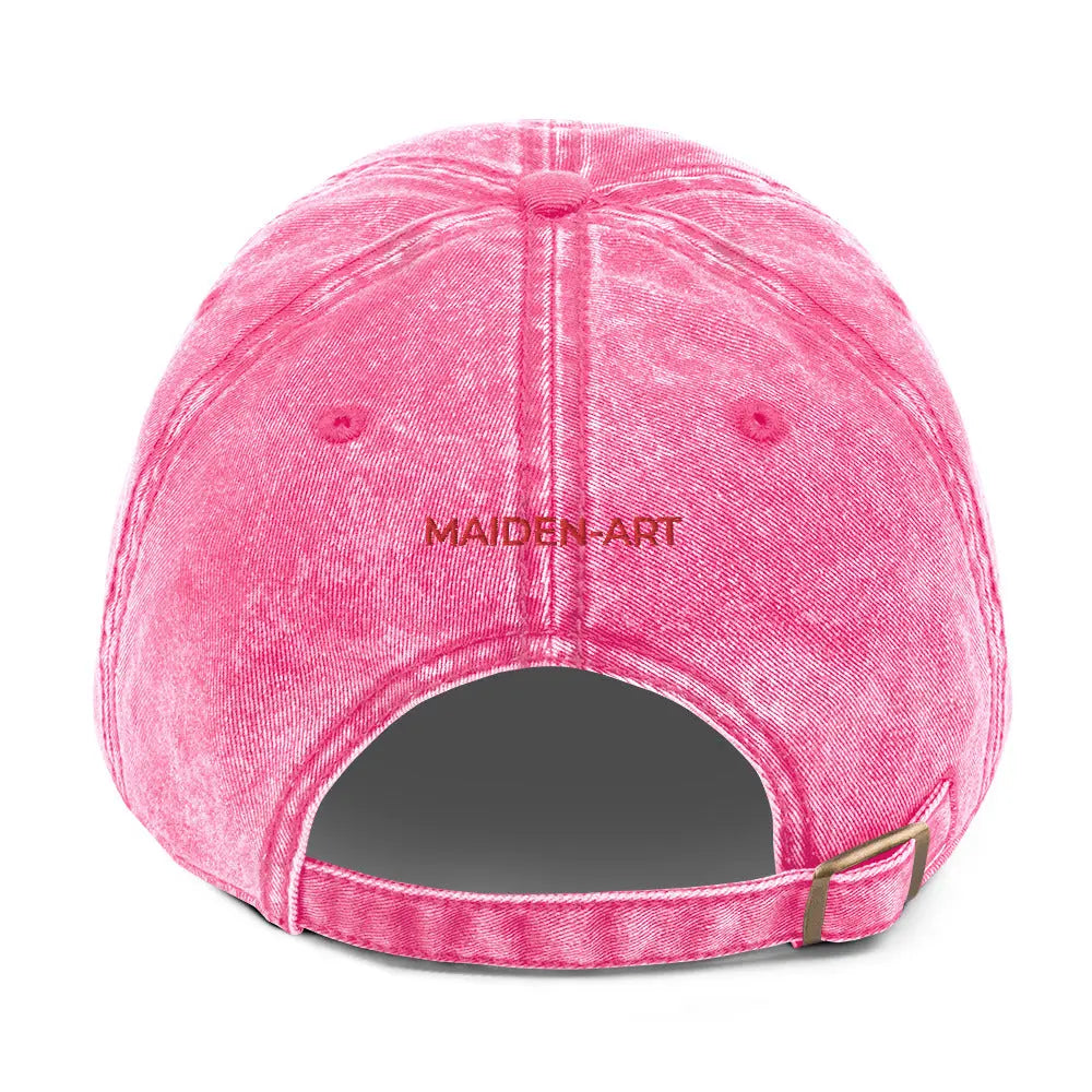 Vintage REBEL GIRL Embroidered Cotton Cap