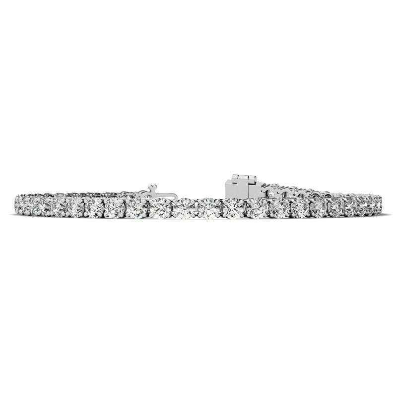 6.50 CTTW Lab-Grown Diamond Tennis Bracelet in 14K White or Yellow Gold (G/VS) – AGI Certified