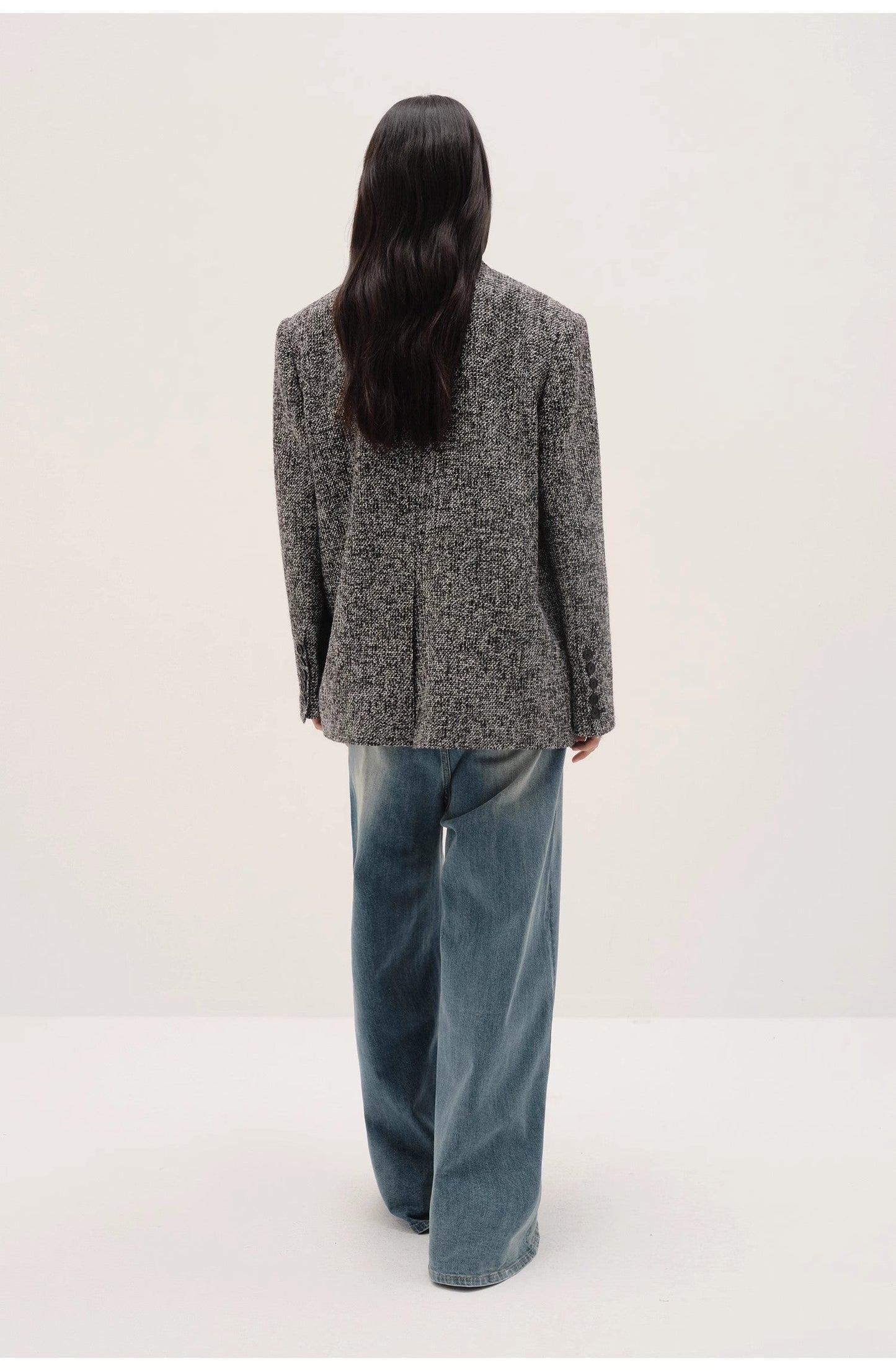 ""Long Night Meteor" Limited Edition Italian Chanel Style Tweed Suit Jacket
