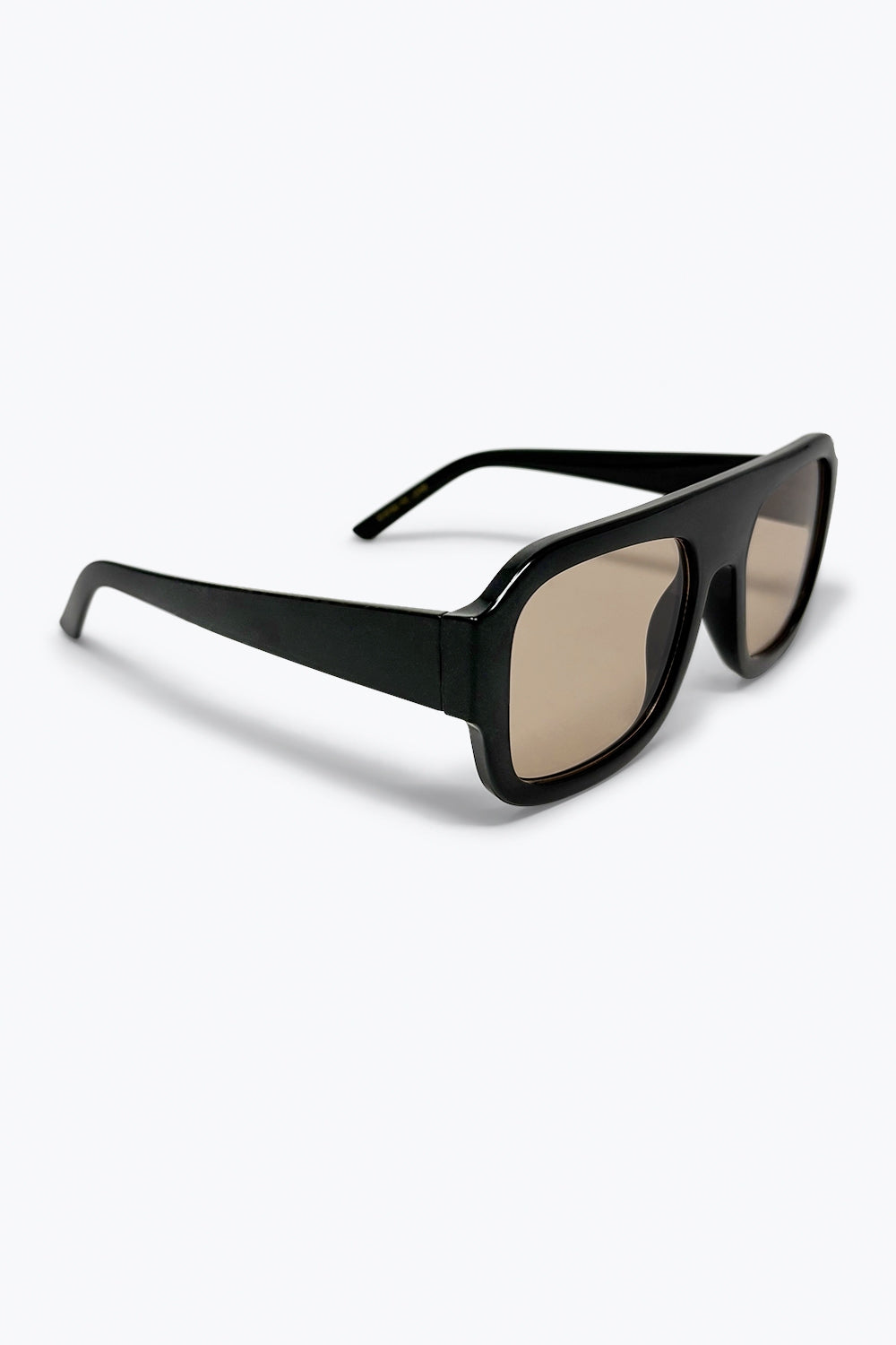 Black Oversized Square Frame Sunglasses