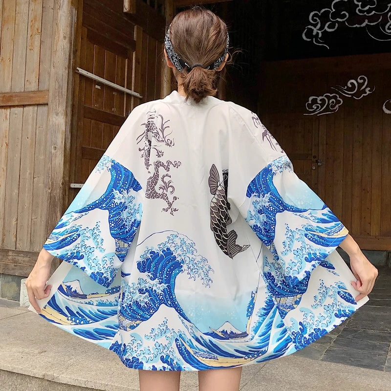 Harajuku Kawaii Shirt Japanese Streetwear Outfit Kimono