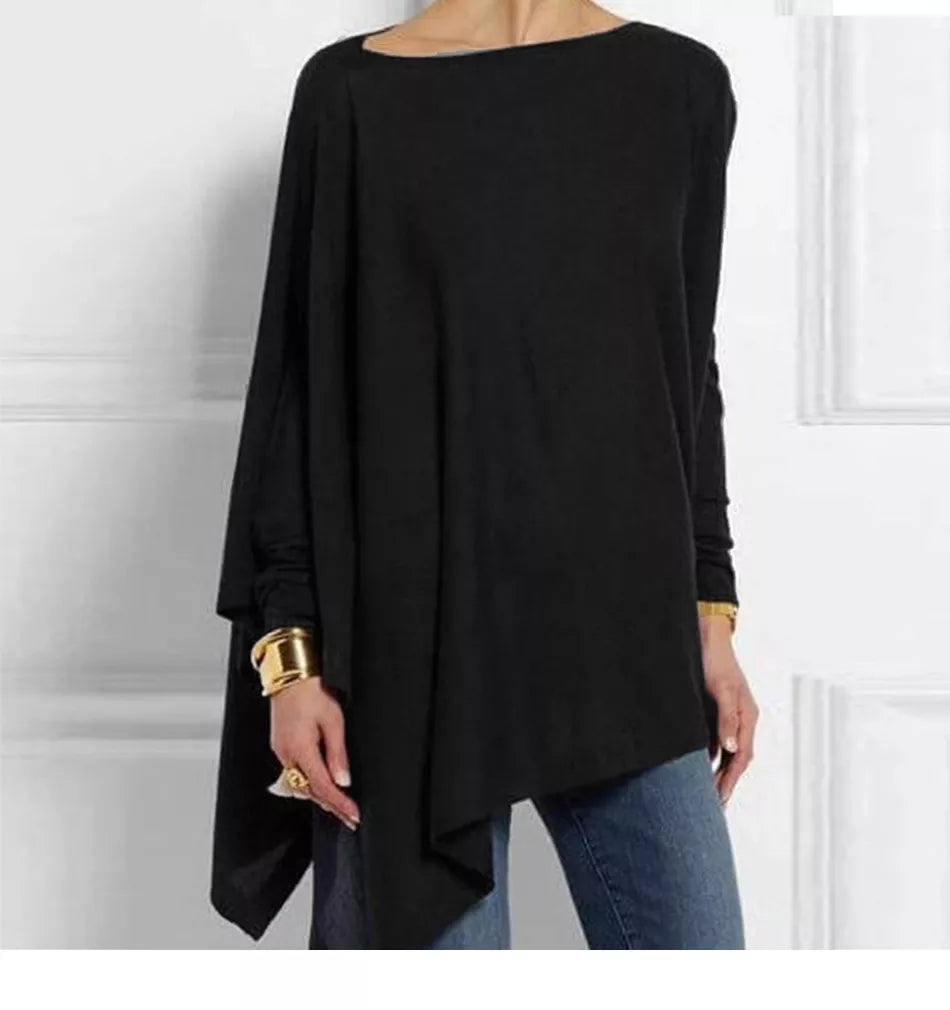 Cotton Women Blouses Shirt Solid Pullover