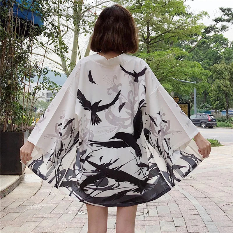 Harajuku Kawaii Shirt Japanese Streetwear Outfit Kimono