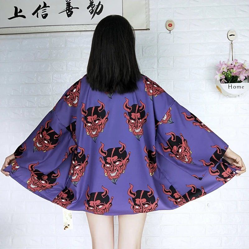 Harajuku Kawaii Shirt Japanese Streetwear Outfit Kimono