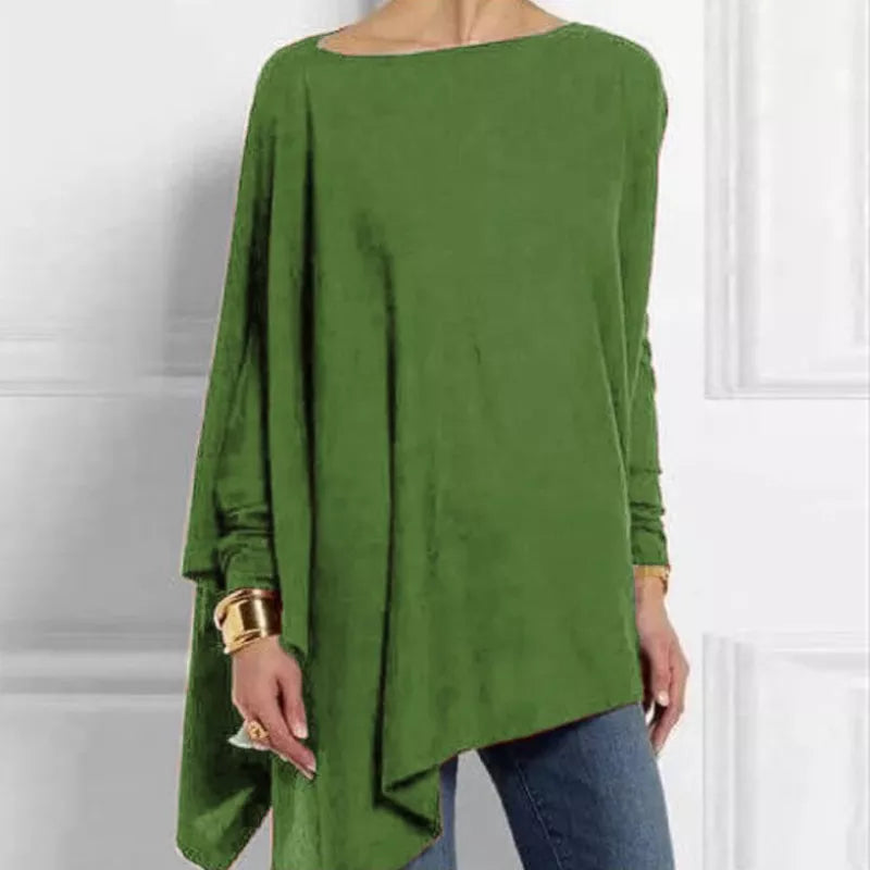 Cotton Women Blouses Shirt Solid Pullover