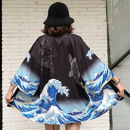 Harajuku Kawaii Shirt Japanese Streetwear Outfit Kimono