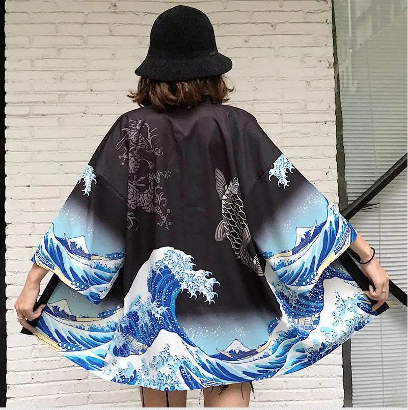 Harajuku Kawaii Shirt Japanese Streetwear Outfit Kimono