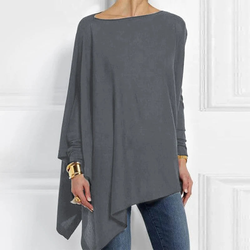 Cotton Women Blouses Shirt Solid Pullover