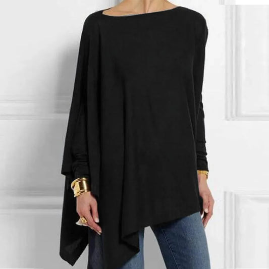 Cotton Women Blouses Shirt Solid Pullover