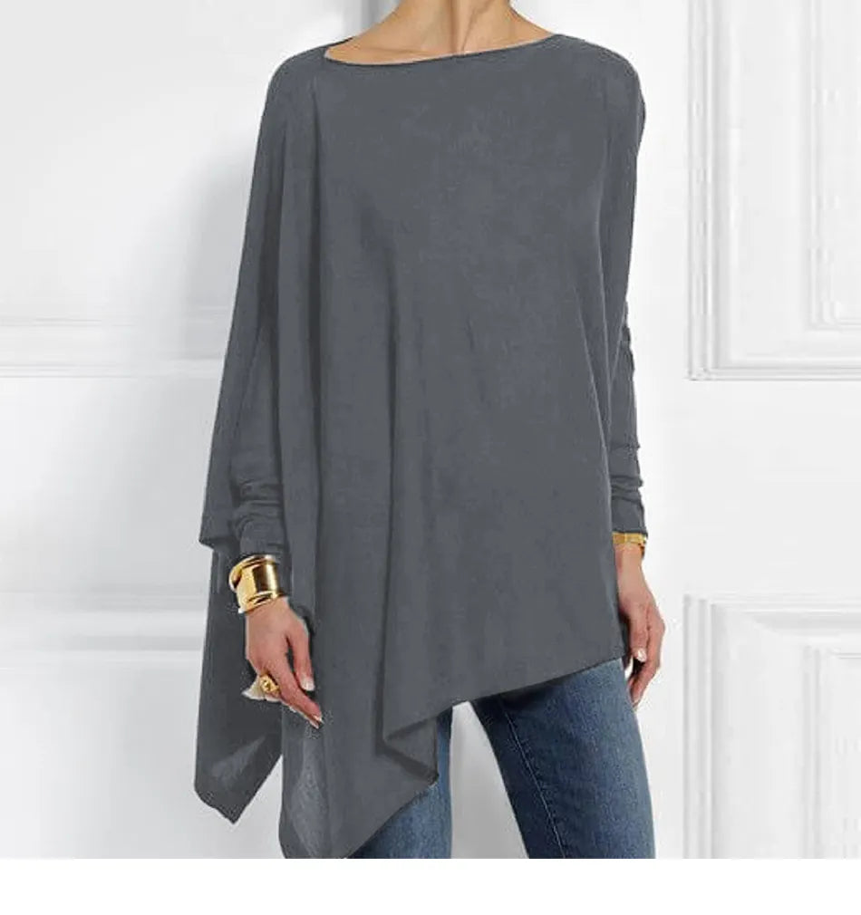 Cotton Women Blouses Shirt Solid Pullover