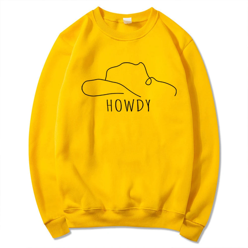 Howdy Hat Western Graphic Sweatshirt