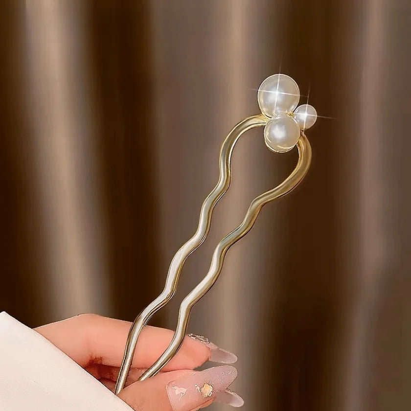 Pearl U-Shaped Hair Stick