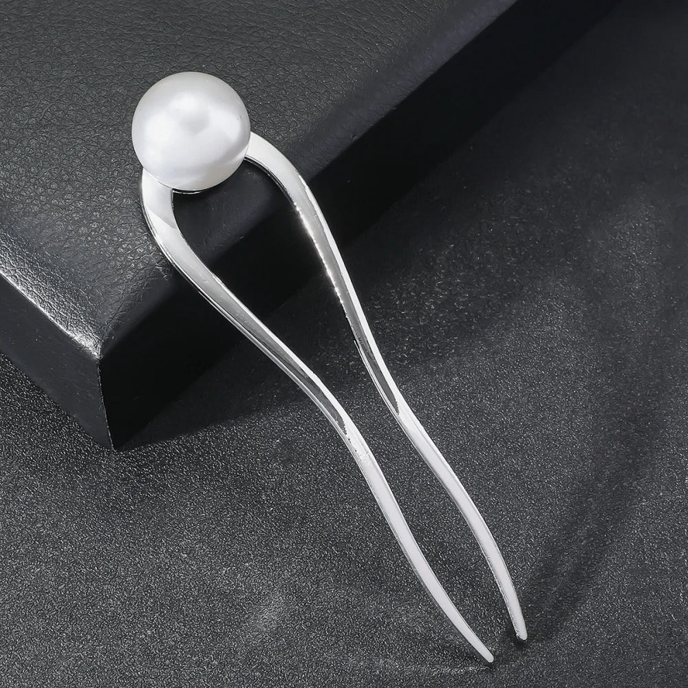 Pearl U-Shaped Hair Stick