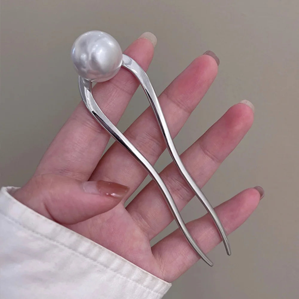 Pearl U-Shaped Hair Stick