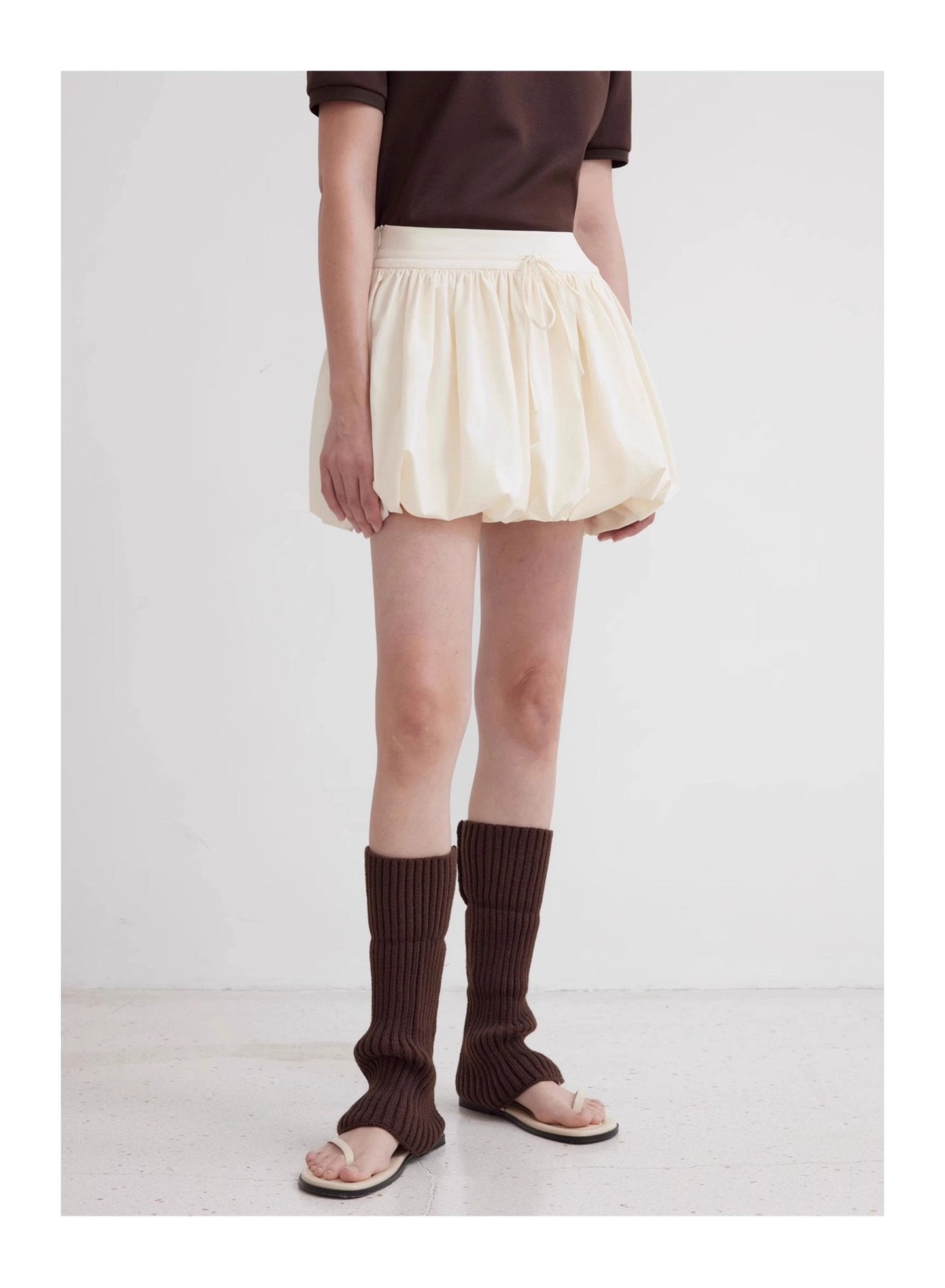 "Alice" Low Waist Anti-Exposure Flower Bud Short Skirt