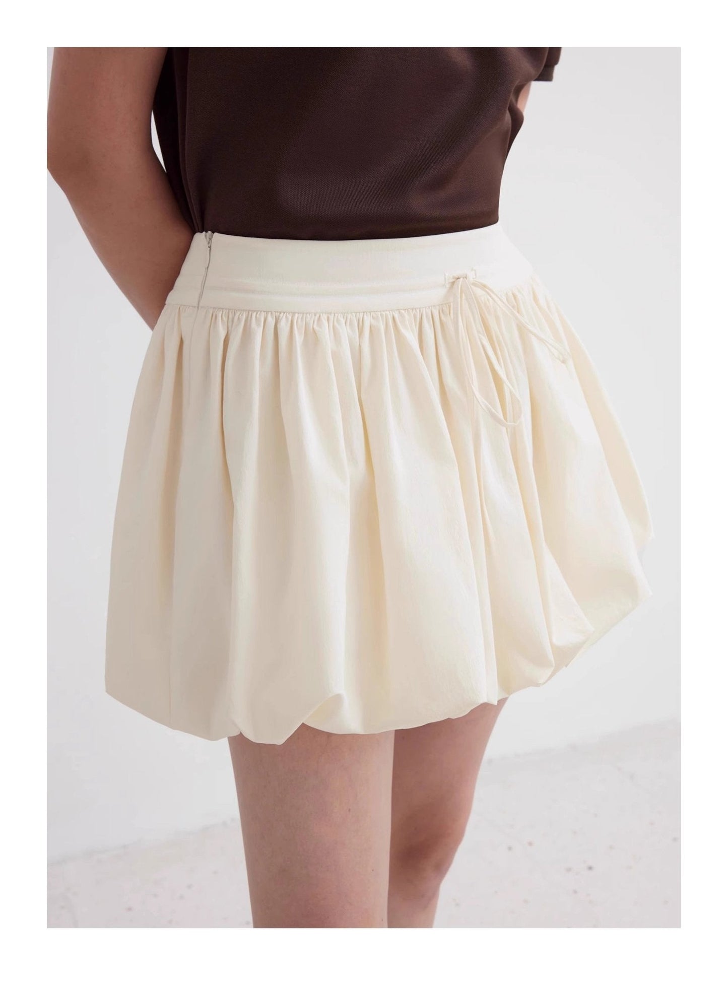 "Alice" Low Waist Anti-Exposure Flower Bud Short Skirt