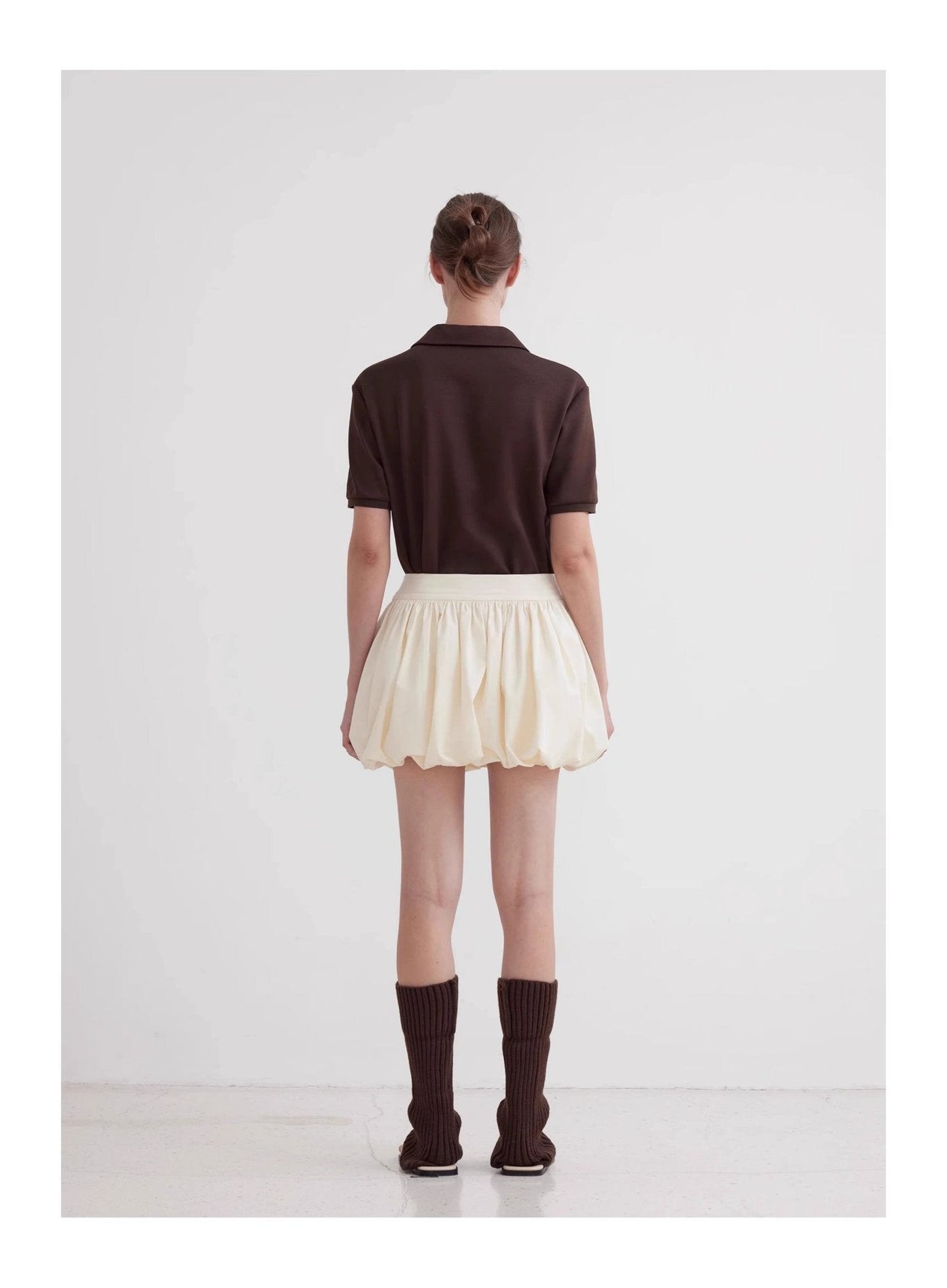 "Alice" Low Waist Anti-Exposure Flower Bud Short Skirt