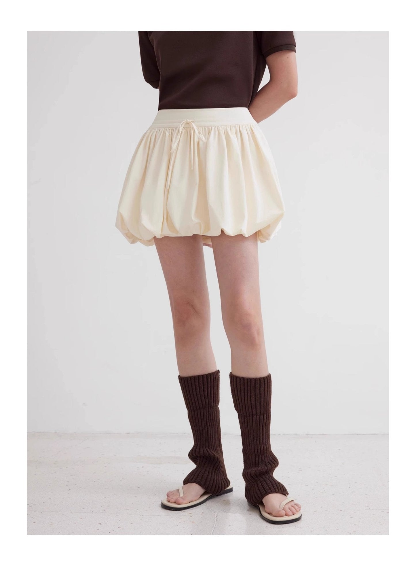 "Alice" Low Waist Anti-Exposure Flower Bud Short Skirt