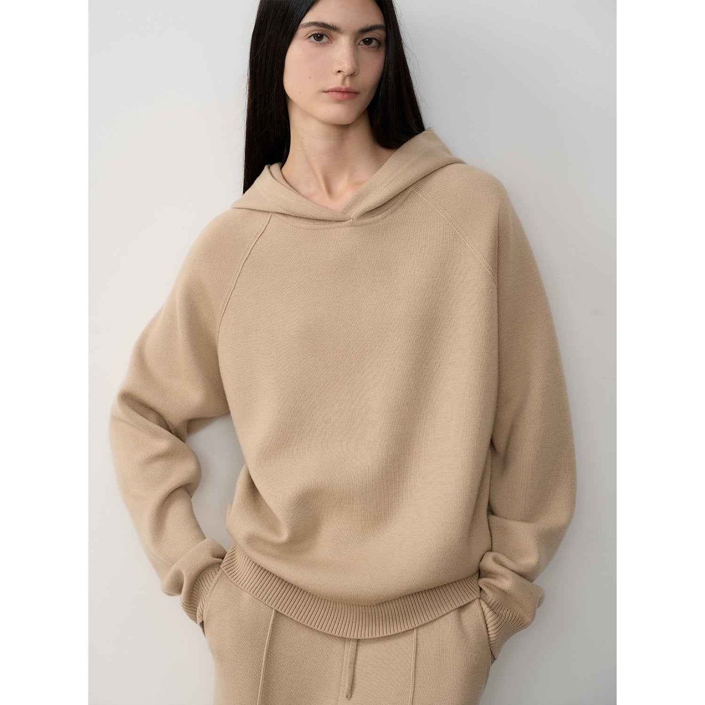 Fireladyfur "Urban One" Merino Wool Hooded Knit Set