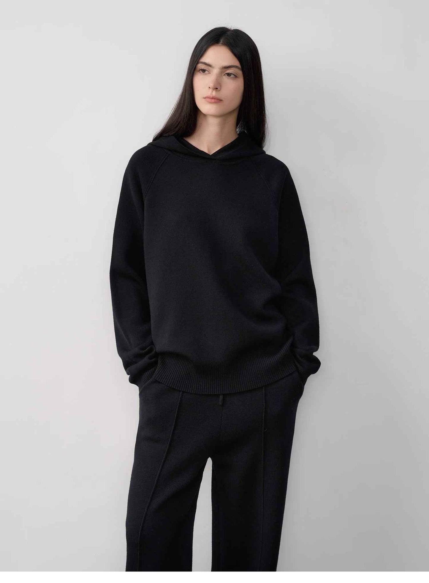 Fireladyfur "Urban One" Merino Wool Hooded Knit Set