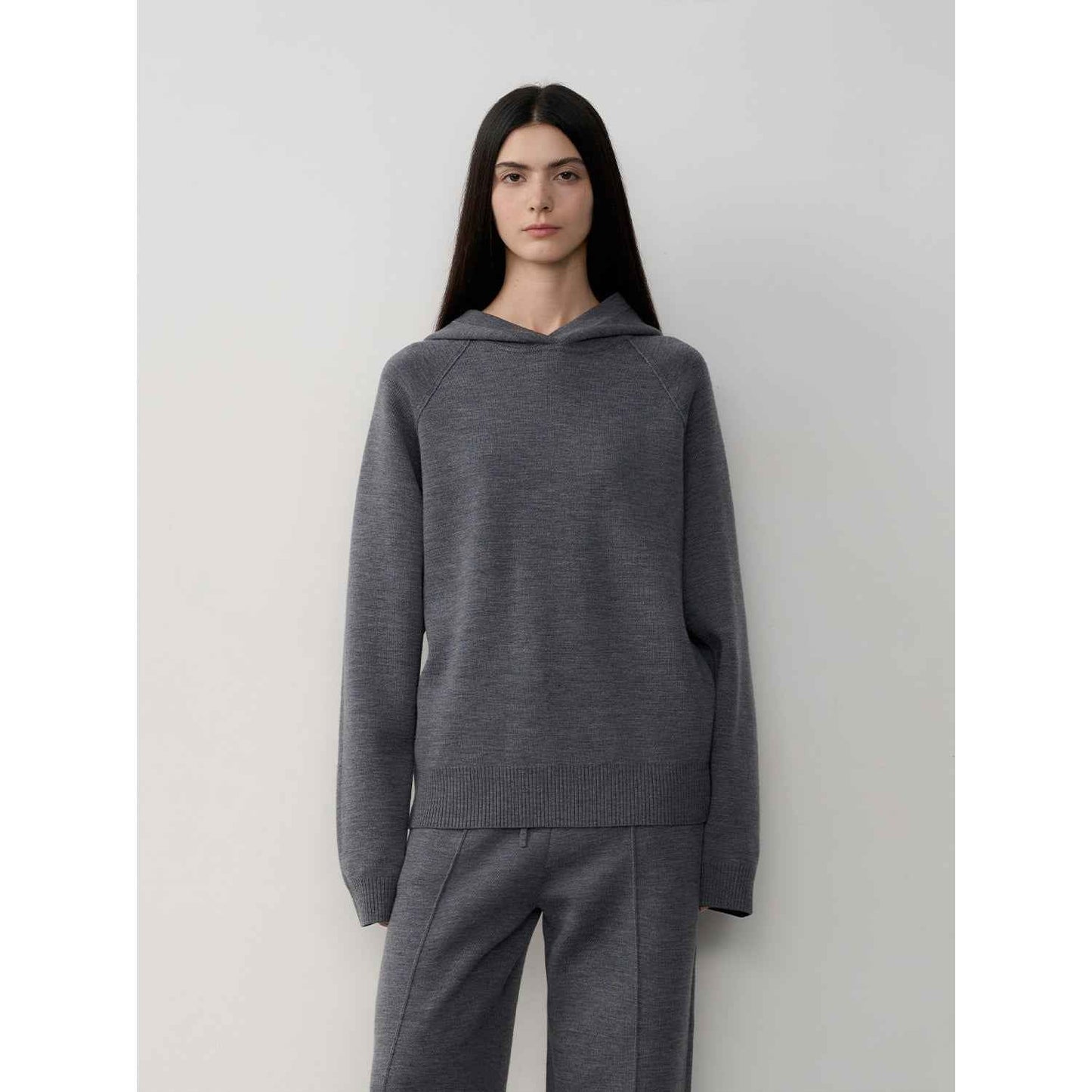 Fireladyfur "Urban One" Merino Wool Hooded Knit Set