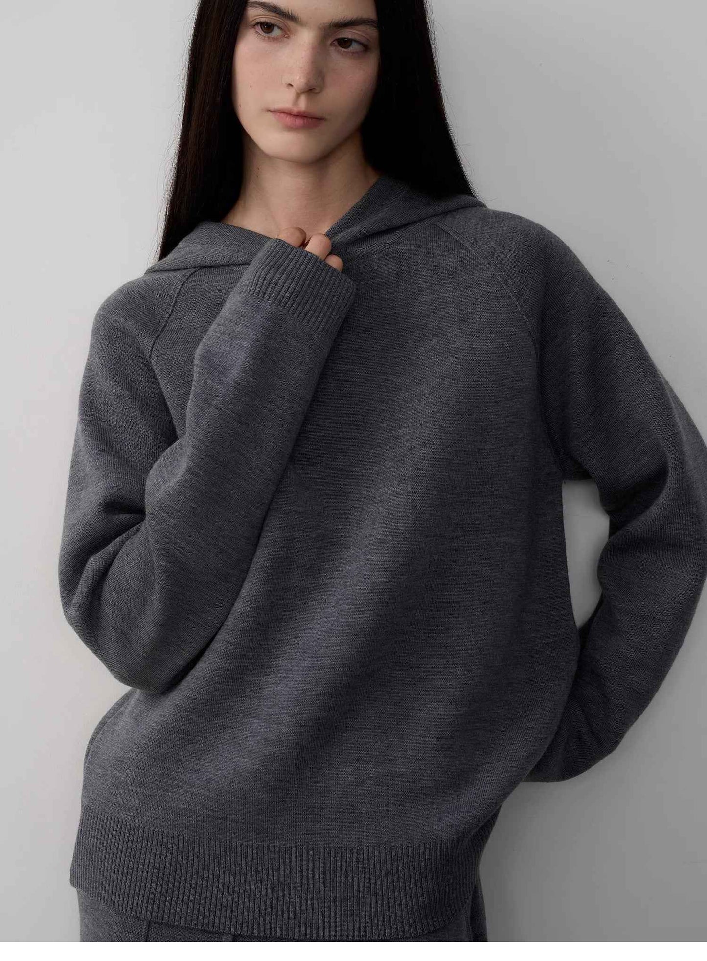 Fireladyfur "Urban One" Merino Wool Hooded Knit Set