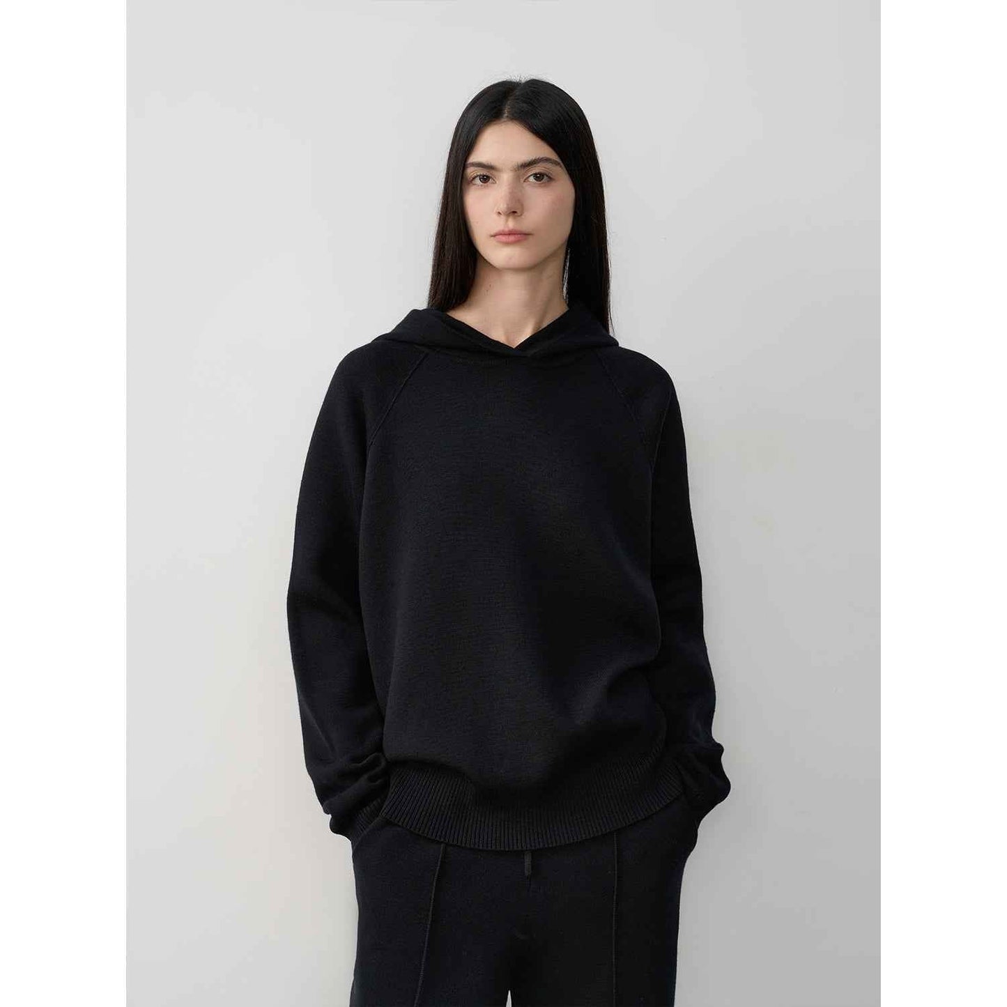 Fireladyfur "Urban One" Merino Wool Hooded Knit Set