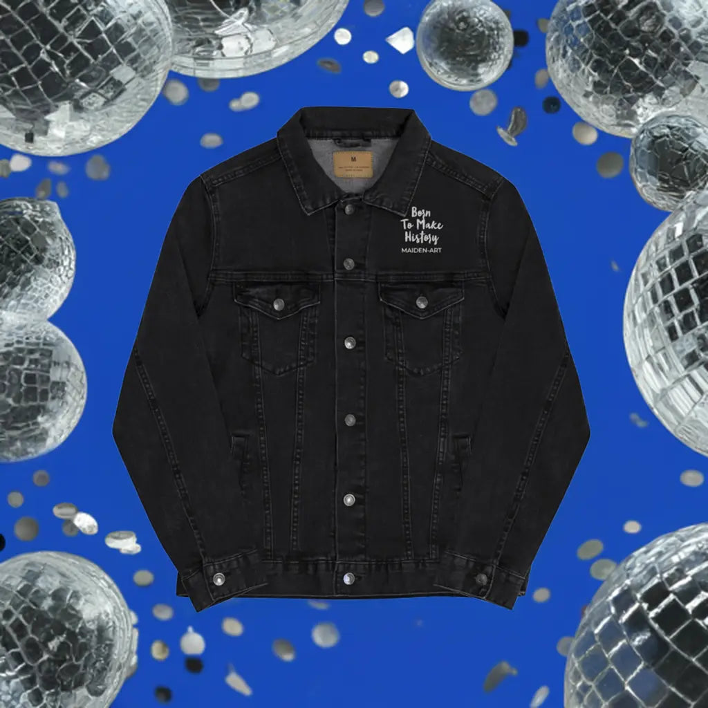 Unisex Denim Jacket – The Rebel Girl in Me Will Never Die