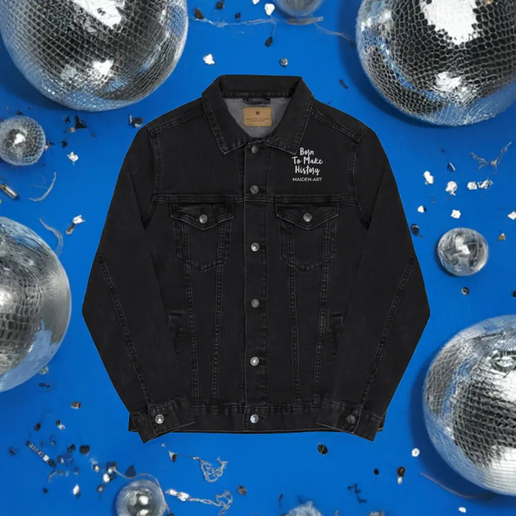 Unisex Denim Jacket – The Rebel Girl in Me Will Never Die