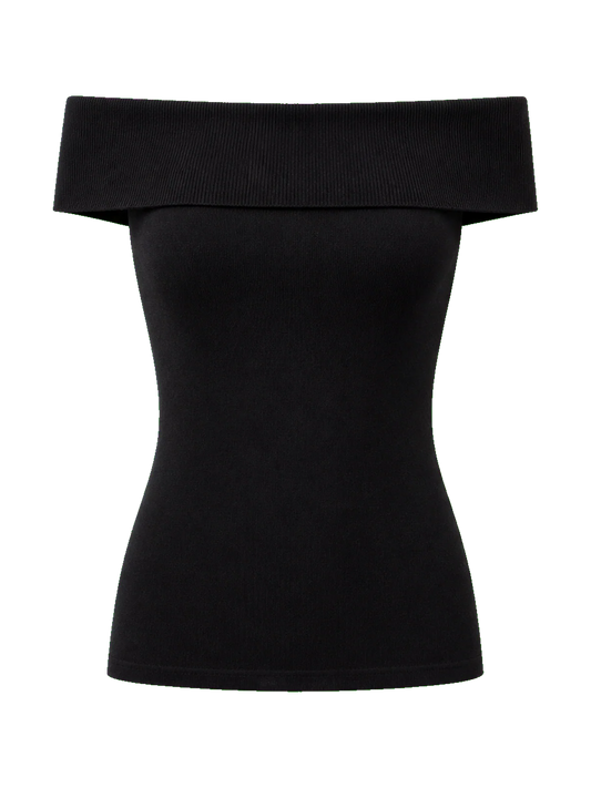 Mulberry Silk Blended One-Shoulder Strapless Elegant Knitted Summer Top