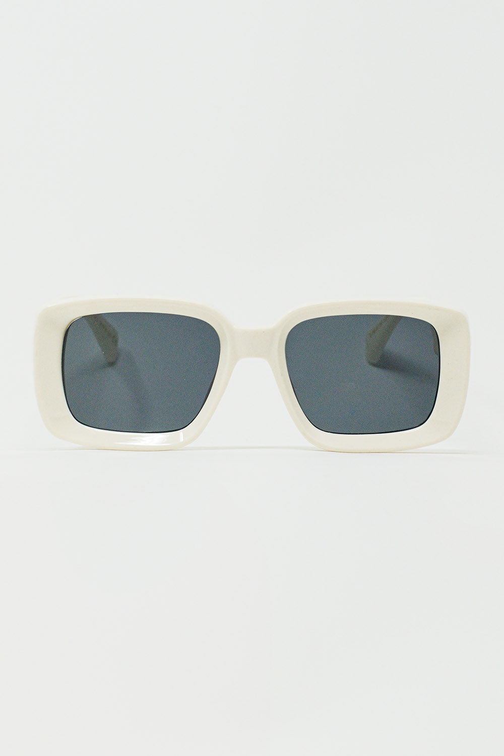 Oversized Rectangular Sunglasees with WIde Frame