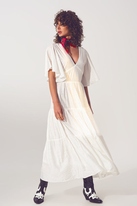 Boho Open-Back Maxi Dress