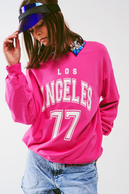 Oversized Graphic Crewneck Sweatshirt
