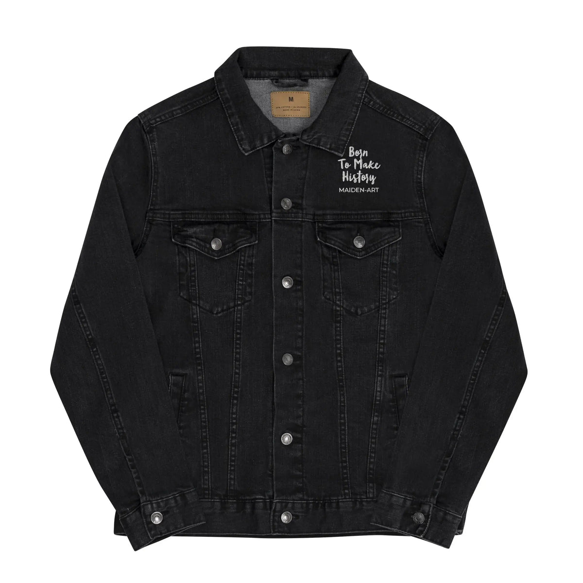 Unisex Denim Jacket – The Rebel Girl in Me Will Never Die