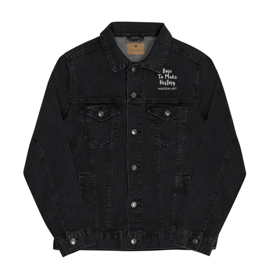 Unisex Denim Jacket – The Rebel Girl in Me Will Never Die