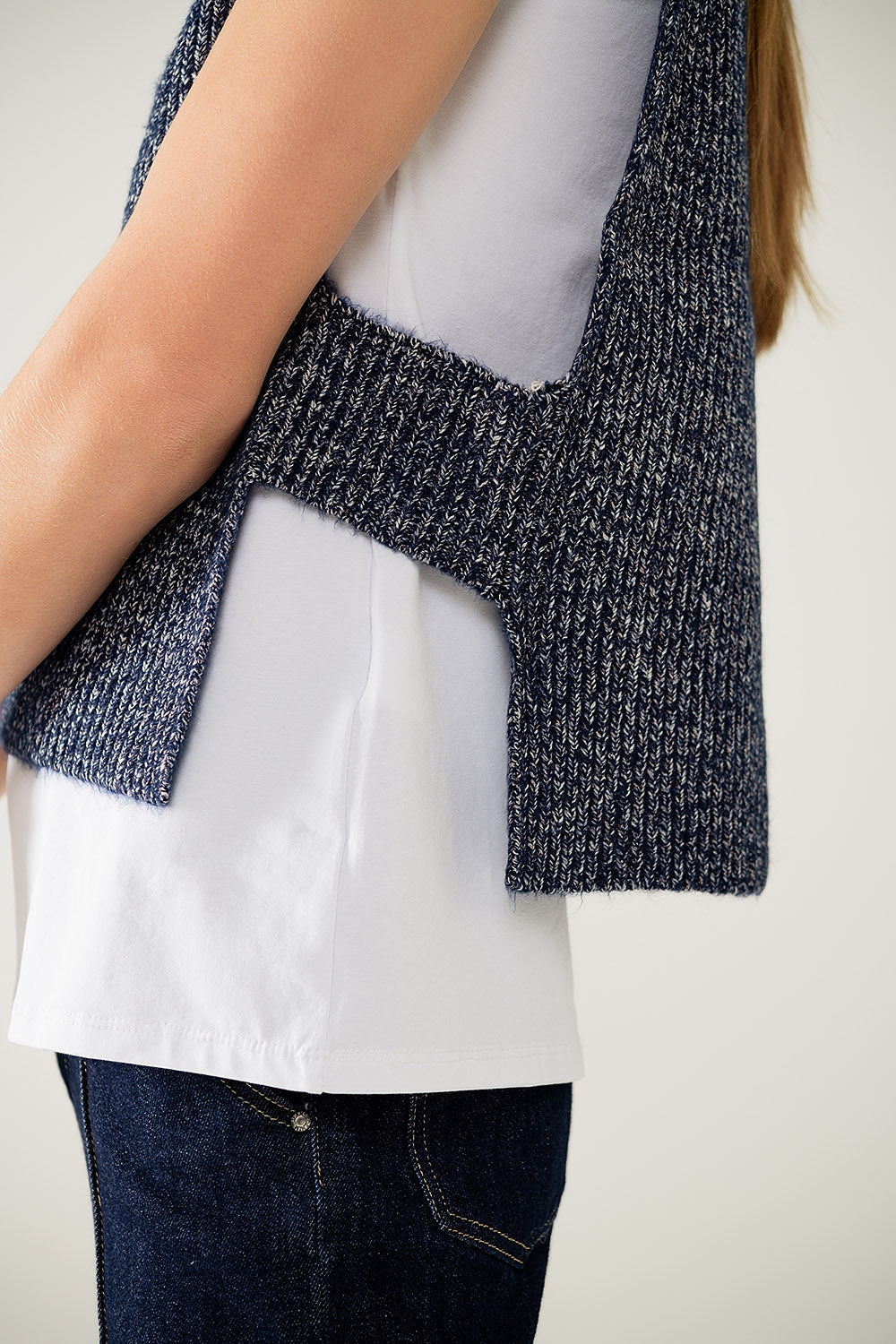 Chunky Knit Button Vest
