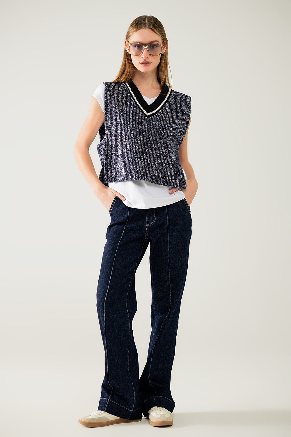 Chunky Knit Button Vest