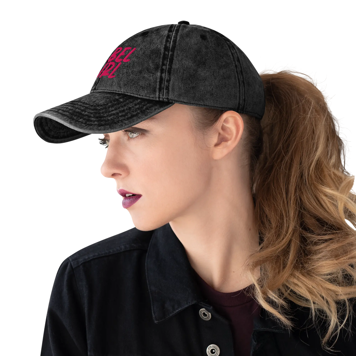 Vintage REBEL GIRL Cotton Twill Cap