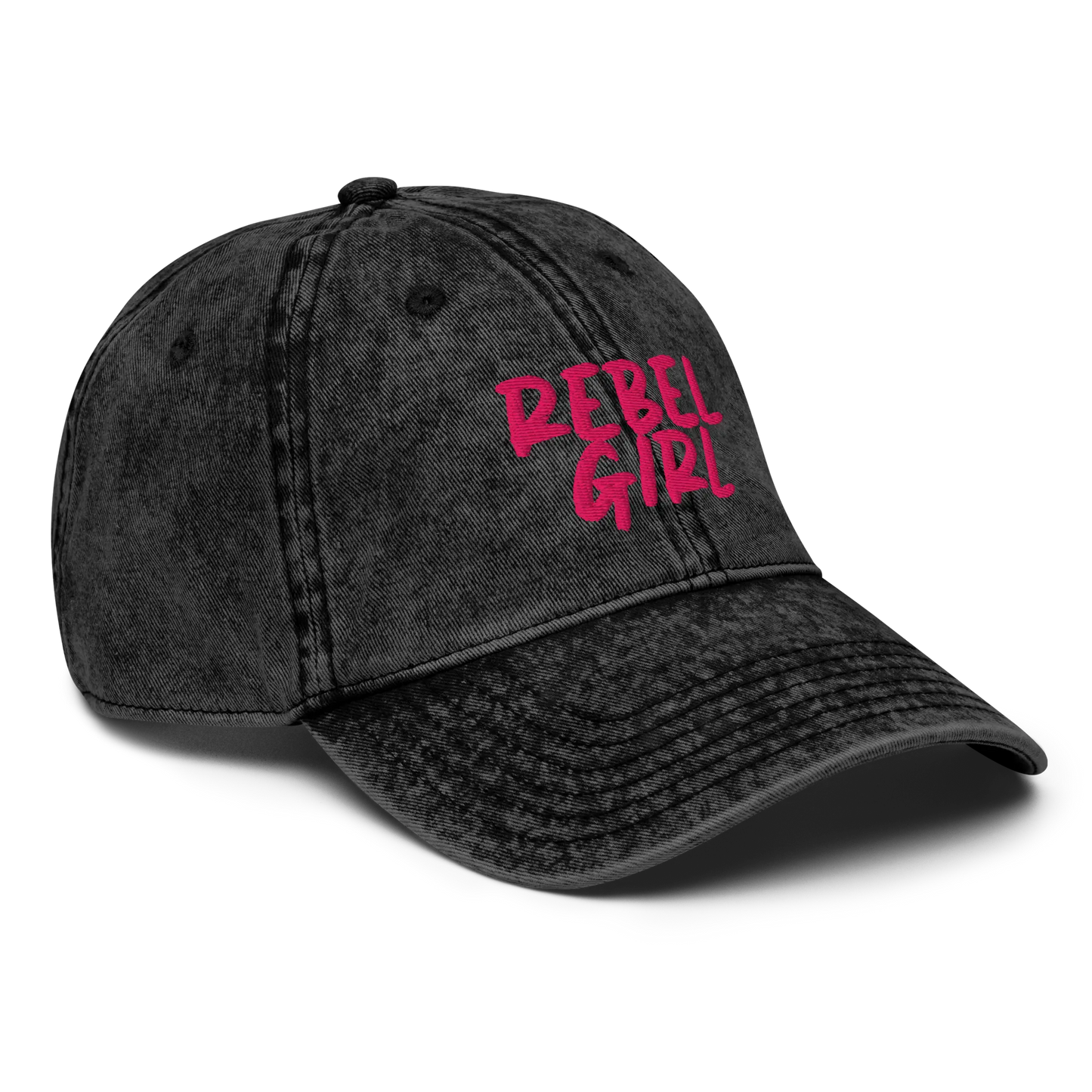 Vintage REBEL GIRL Cotton Twill Cap