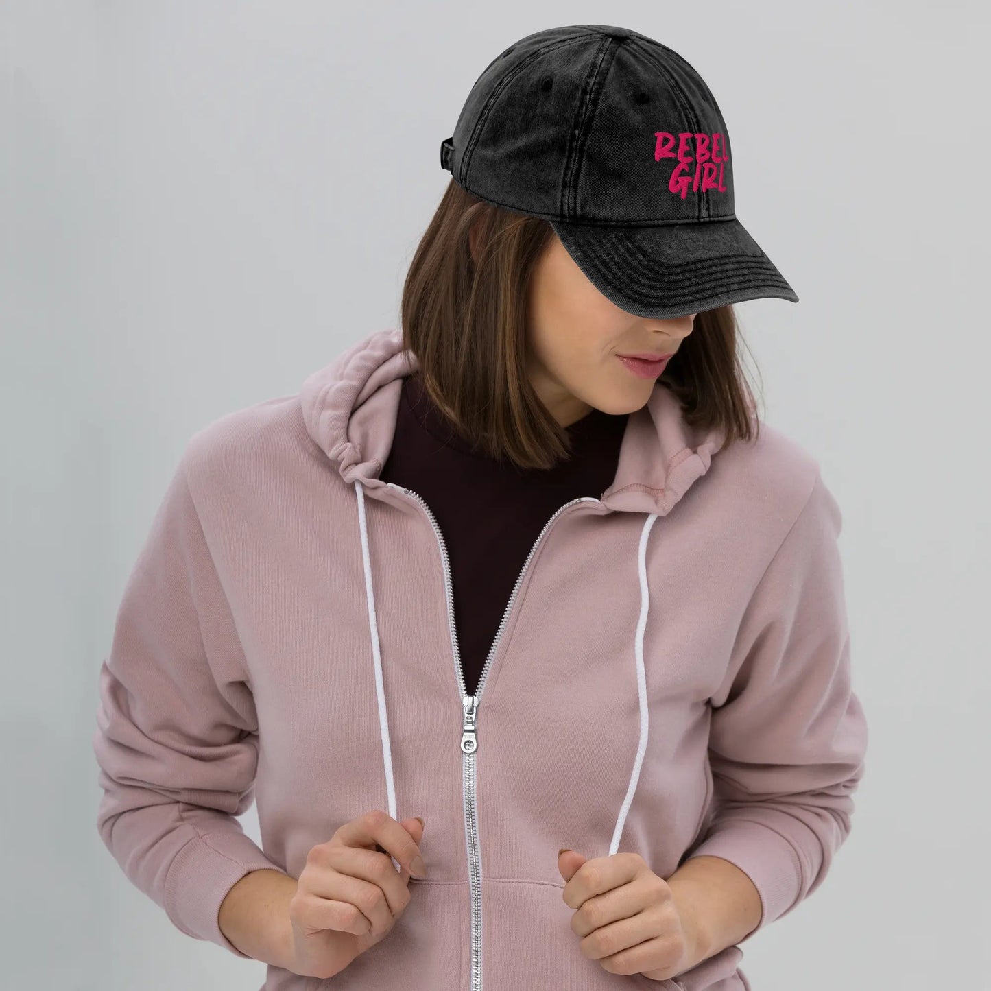 Vintage REBEL GIRL Cotton Twill Cap