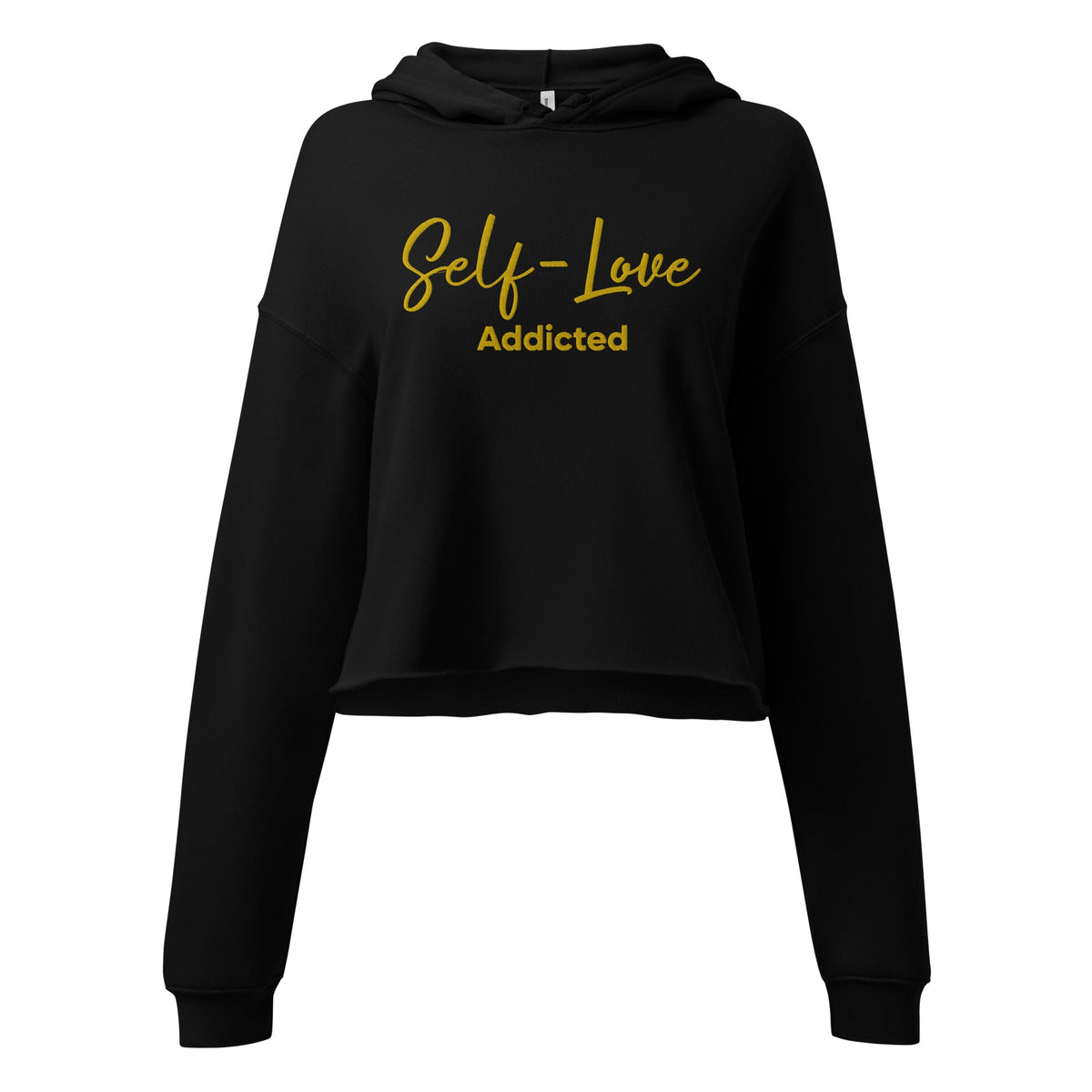 Women's Raw-Hem Crop Hoodie