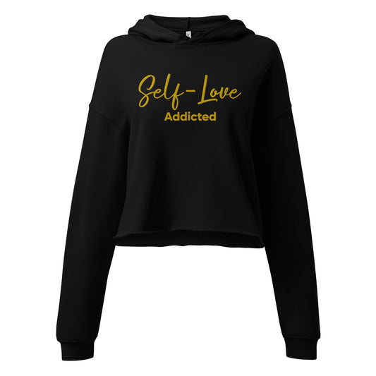 Women's Raw-Hem Crop Hoodie
