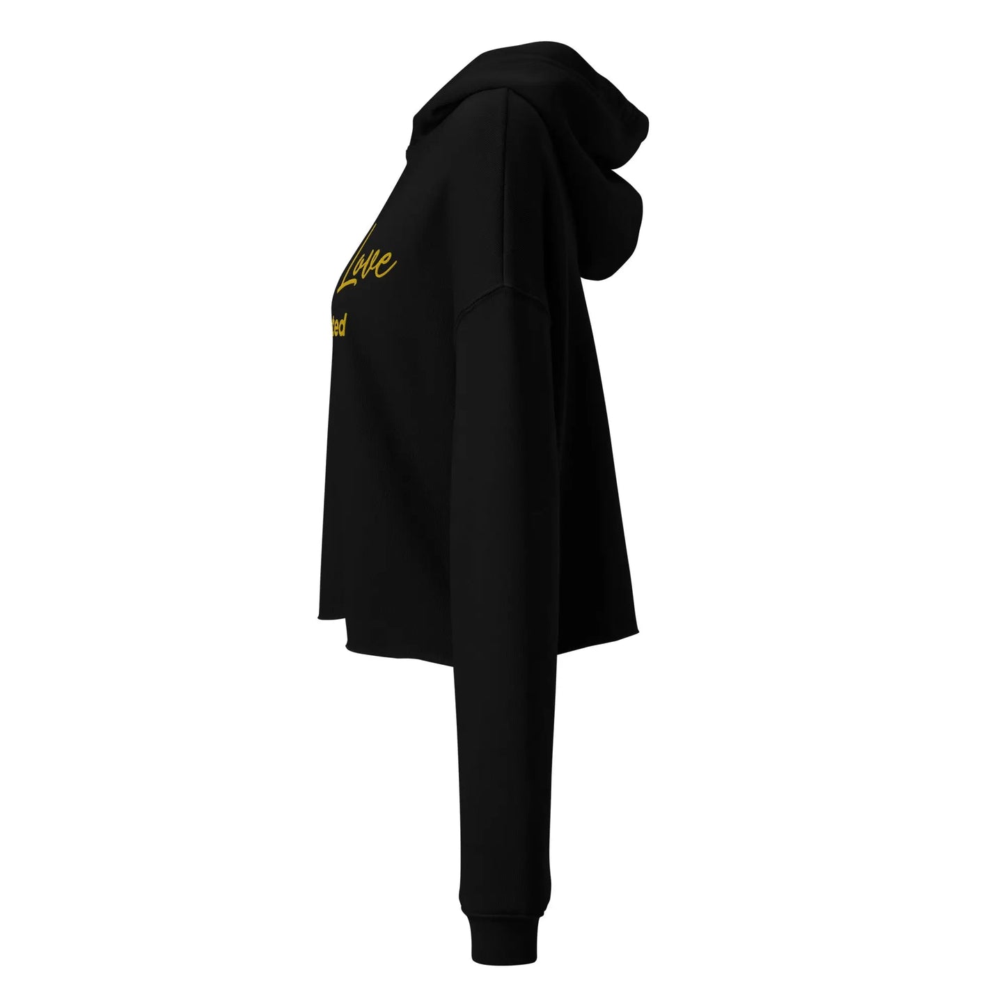 Women's Raw-Hem Crop Hoodie