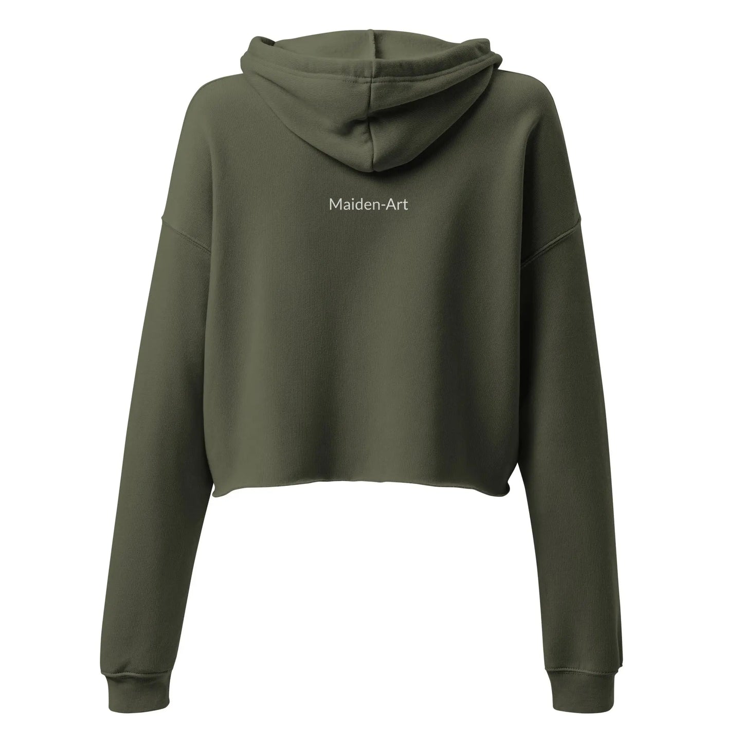 Women's Raw-Hem Crop Hoodie