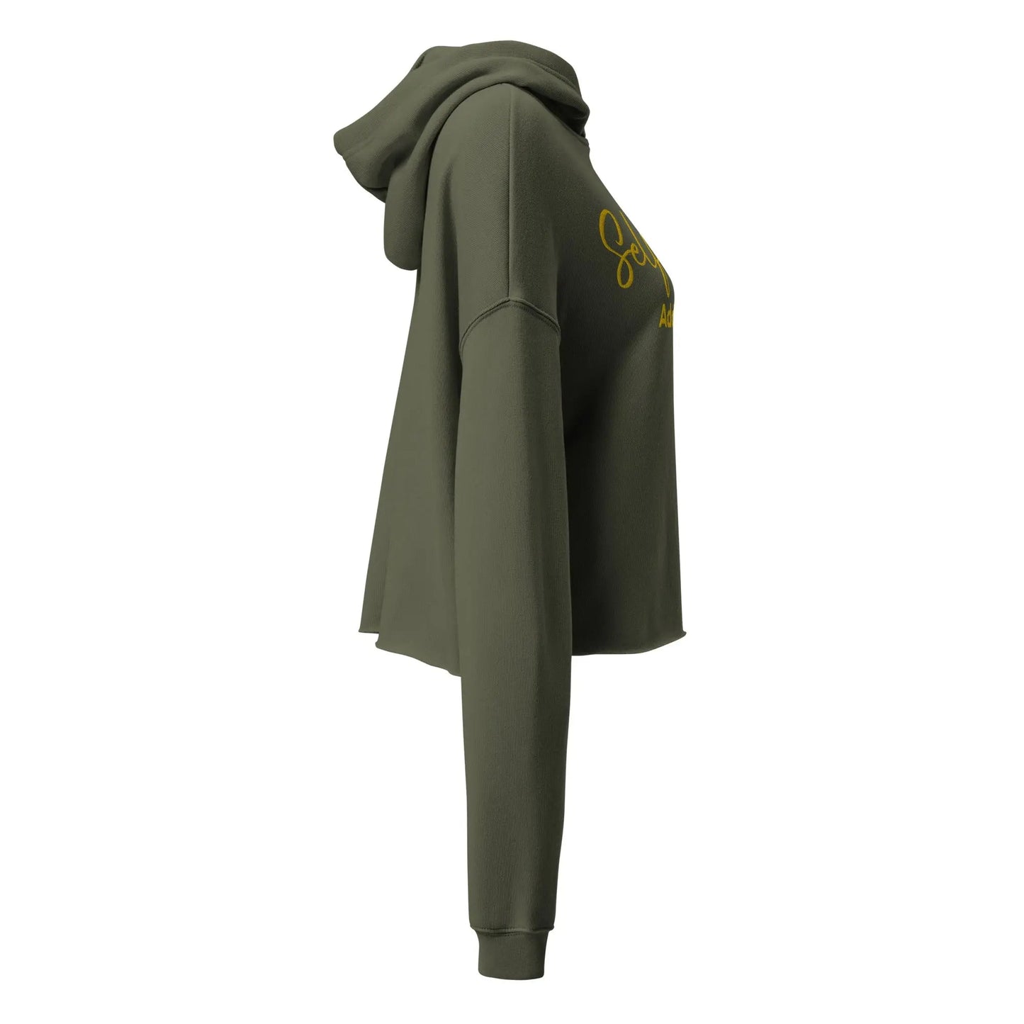 Women's Raw-Hem Crop Hoodie