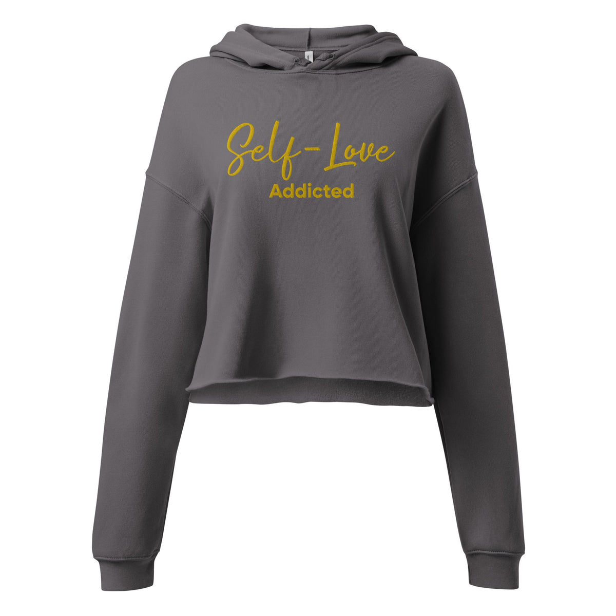 Women's Raw-Hem Crop Hoodie