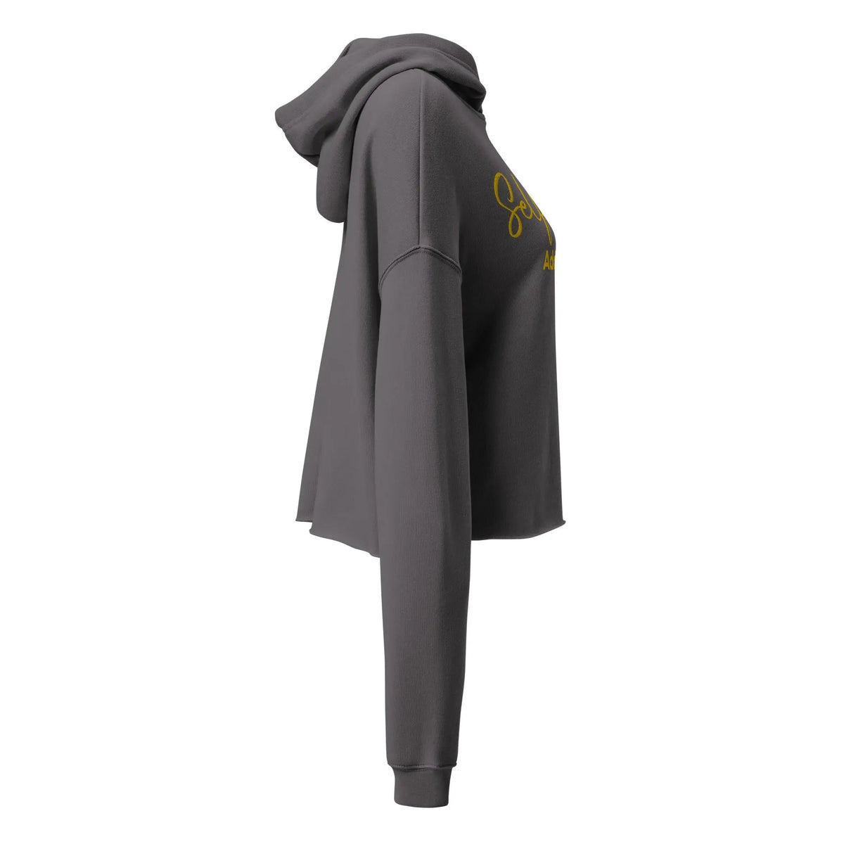 Women's Raw-Hem Crop Hoodie